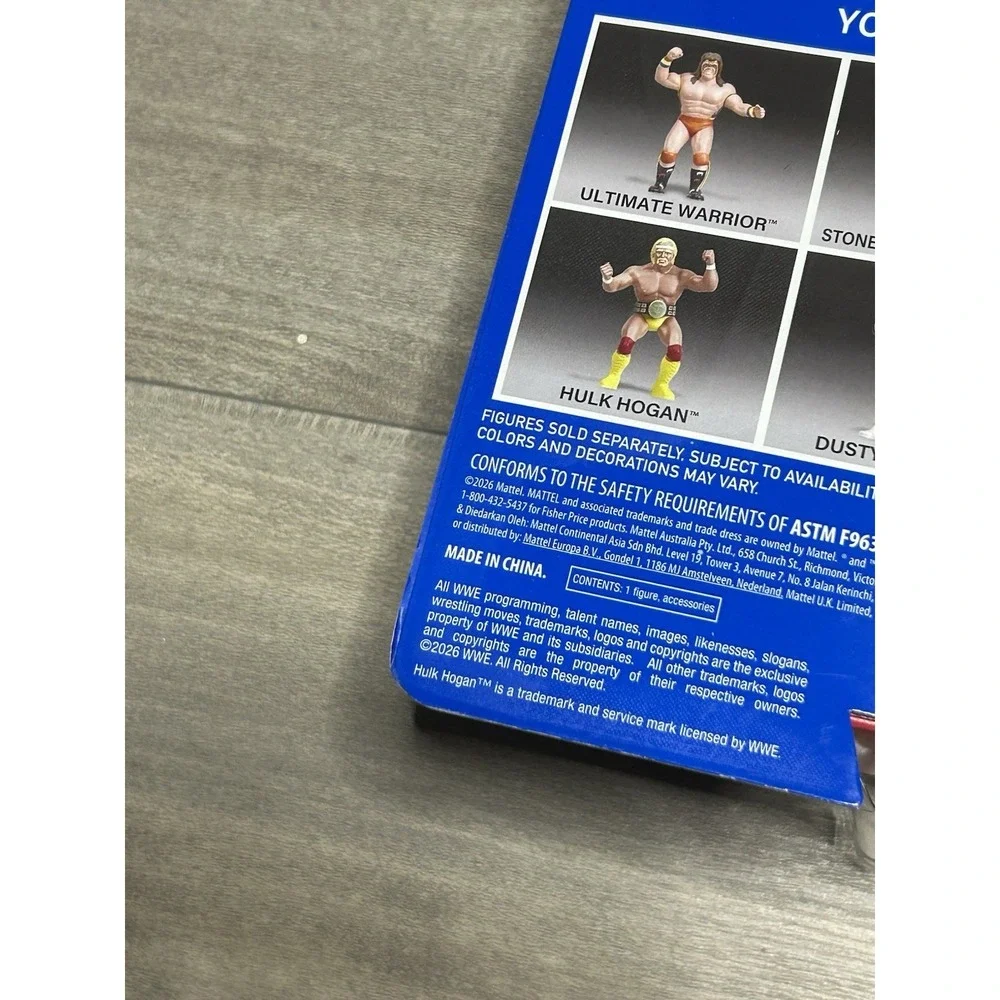 Mattel WWE LJN Superstars King Kong Bundy Chase Black Card - WWF